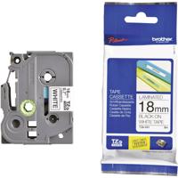 Labeltape Brother TZe, TZ TZe-241 PET Tapekleur: Wit Tekstkleur:Zwart 18 mm 8 m