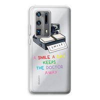 Smile: Huawei P40 Pro Plus Transparant Hoesje