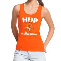 Nederlands elftal supporter tanktop / mouwloos shirt Hup Leeuwinnen oranje voor dames XL  -