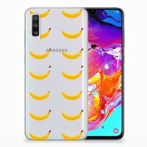 Samsung Galaxy A70 Siliconen Case Banana