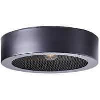 Brilliant Zwarte plafondlampSandros Ø 23cm met gaas - 99733/06