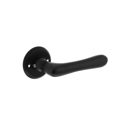 Intersteel DeurklinkTrento rond rozet zwart - 0023.044502