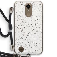 Terrazzo N°14: LG K10 (2017) Transparant Hoesje met koord