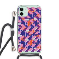 Skew Blush 3: iPhone 11 Transparant Hoesje met koord