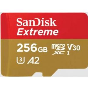 SanDisk Extreme 256GB MicroSDXC Geheugenkaart