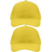 2x stuks myrtle beach baseball cap - 6-panel - voor volwassenen