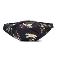 Kleur afdrukken multifunctionele casual zakken Dames outdoor portemonnee taille tas (Dragonfly patroon) Kleur afdrukken multifunctionele casual zakken Dames outdoor portemonnee taille tas (Dragonfly patroon)