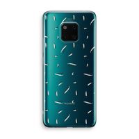 Hipster stripes: Huawei Mate 20 Pro Transparant Hoesje