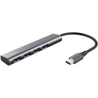 Trust Trust Halyx USB-C naar 4-poorts USB-A 3.2 Gen1-hub