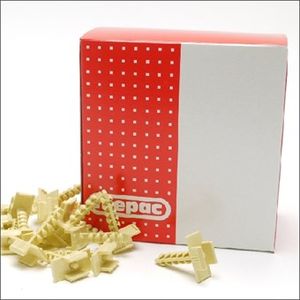 Mepac KB2 snelplug creme voor klembeugel gat 6mm 413621