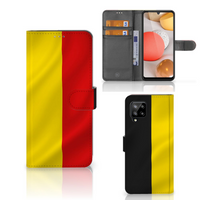 Samsung Galaxy A42 5G Bookstyle Case Belgische Vlag - thumbnail