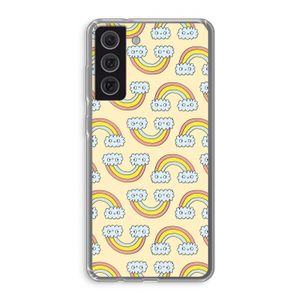 Regenboog: Samsung Galaxy S21 FE Transparant Hoesje