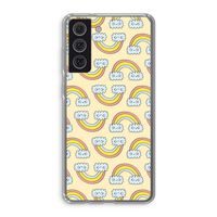 Regenboog: Samsung Galaxy S21 FE Transparant Hoesje