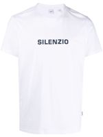 ASPESI t-shirt Silenzio à imprimé graphique - Blanc - thumbnail