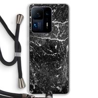 Zwart marmer: Xiaomi Mi Mix 4 Transparant Hoesje met koord
