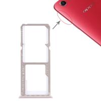 2 x SIM-kaart lade + micro SD-kaart lade voor OPPO a1 (Rose goud)