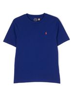 POLO RALPH LAUREN KIDS t-shirt en coton à logo Polo Pony - Bleu - thumbnail