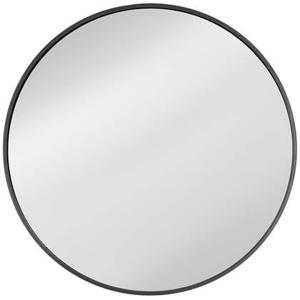 Vtw Living - Wandspiegel - Rond - Zwarte Rand - Metaal - 40 cm