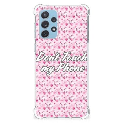 Samsung Galaxy A73 Anti Shock Case Flowers Pink DTMP Samsung Galaxy A73 Anti Shock Case Flowers Pink DTMP