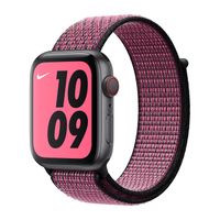 Apple origineel Nike Sport Loop Apple Watch 42mm / 44mm / 45mm / 49mm Pink Blast / True Berry - MWU42ZM/A - thumbnail