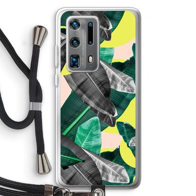 Fantasie jungle: Huawei P40 Pro Plus Transparant Hoesje met koord