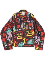 Walter Van Beirendonck chemise à imprimé graphique - Marron - thumbnail