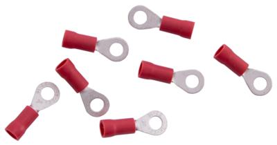 Dresselhaus ringverbinders ring tongue, 4mm, insulat red/ 0.25 - 1.0 qmm