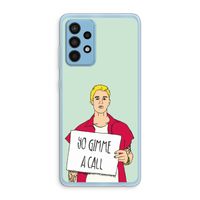 Gimme a call: Samsung Galaxy A52 Transparant Hoesje