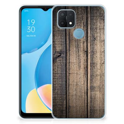 OPPO A15 | Bumper Hoesje | Steigerhout