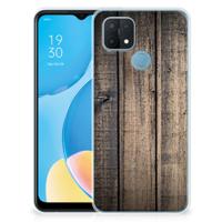 OPPO A15 | Bumper Hoesje | Steigerhout