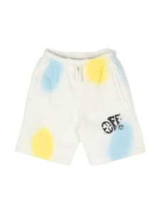 Off-White Kids short à imprimé graphique - Tons neutres