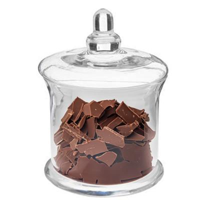 Secret de Gourmet Voorraadpot/koektrommel - glas - met deksel - 1 liter