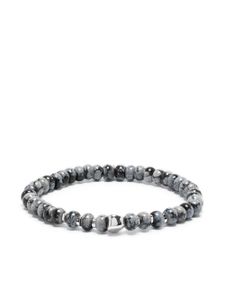 Tateossian bracelet serti de perles - Gris