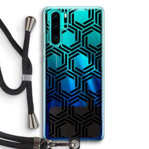 Geometrisch patroon: Huawei P30 Pro Transparant Hoesje met koord