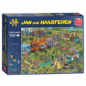 Jumbo Jan van haasteren legpuzzel - food truck festivals, 1500st.