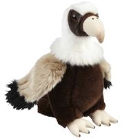 Pluche knuffel dieren Vale Gier roofvogel van 18 cm - thumbnail