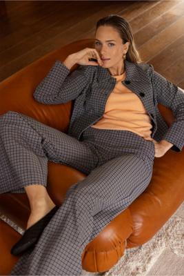 Lexie bonded circle trousers - black/kit - 13421