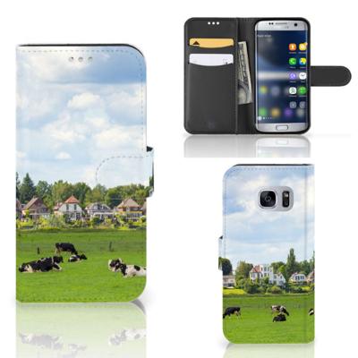 Samsung Galaxy S7 | Telefoonhoesje | Met pasjeshouder | Koeien