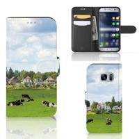 Samsung Galaxy S7 | Telefoonhoesje | Met pasjeshouder | Koeien Samsung Galaxy S7 | Telefoonhoesje | Met pasjeshouder | Koeien