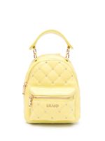 LIU JO small quilted crystal-embellished backpack - Vert - thumbnail