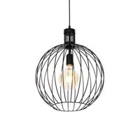 QAZQA Design hanglamp zwart 40 cm - Wire Dos