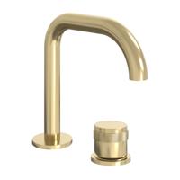 Blaufoss Pavilion Flat wastafelkraan Brushed Gold