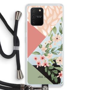 Sweet heaven geometrics: Samsung Galaxy S10 Lite Transparant Hoesje met koord