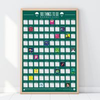 Gift Republic Scratch Poster - 100 Dingen om te doen - thumbnail