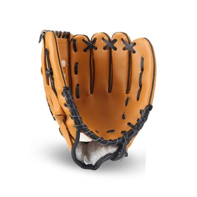 PVC Outdoor Motion honkbal lederen honkbal werper Softbal handschoenen grootte: 11 5 inch (bruin)