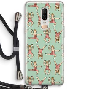 Gymboys: OnePlus 6 Transparant Hoesje met koord