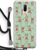 Gymboys: OnePlus 6 Transparant Hoesje met koord Gymboys: OnePlus 6 Transparant Hoesje met koord