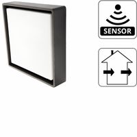LED buitenlamp grafiet SG Frame Square Maxi 3000K + SENSOR
