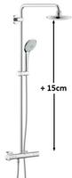 Grohe Euphoria 15cm langere douchepijp Chroom - thumbnail