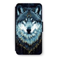 Darkness Wolf: iPhone 12 Pro Max Flip Hoesje